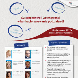 System kontroli wewnętrznej w bankach – wyzwanie podziału ról